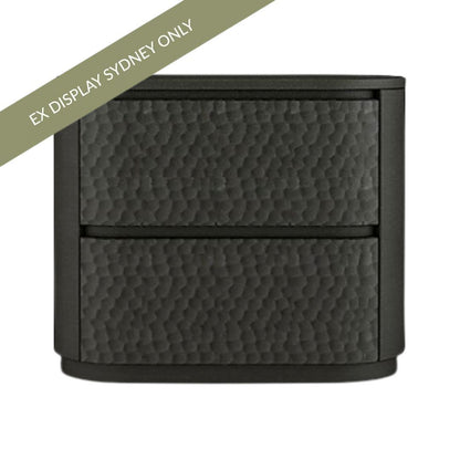 Mikki Bedside Table - Large Black - OUTLET NSW