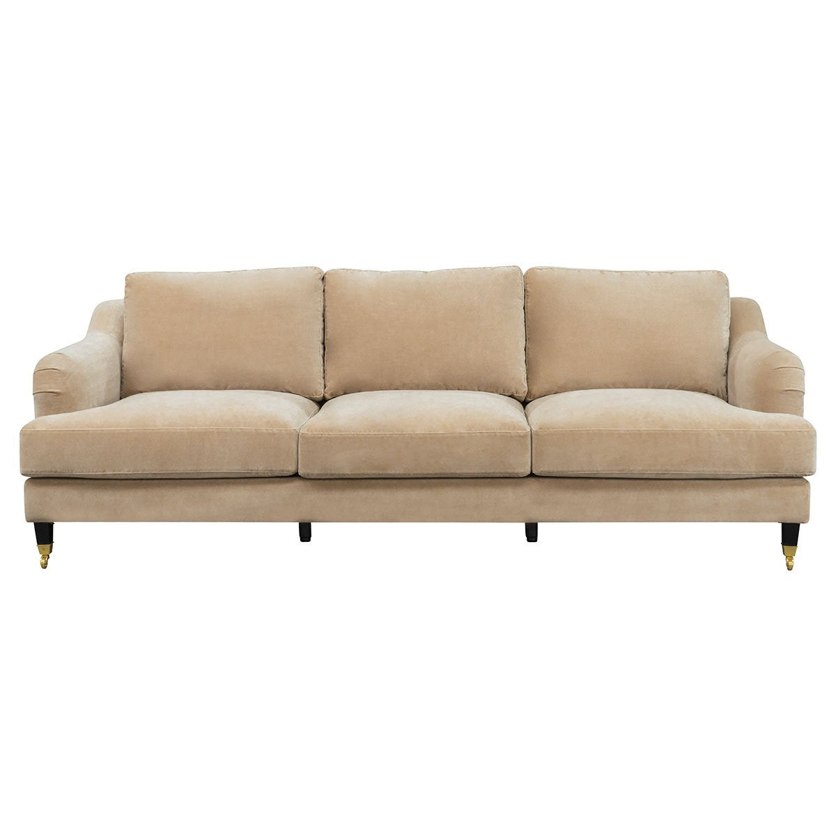 Aerin 3 Seater Sofa - Taupe Velvet
