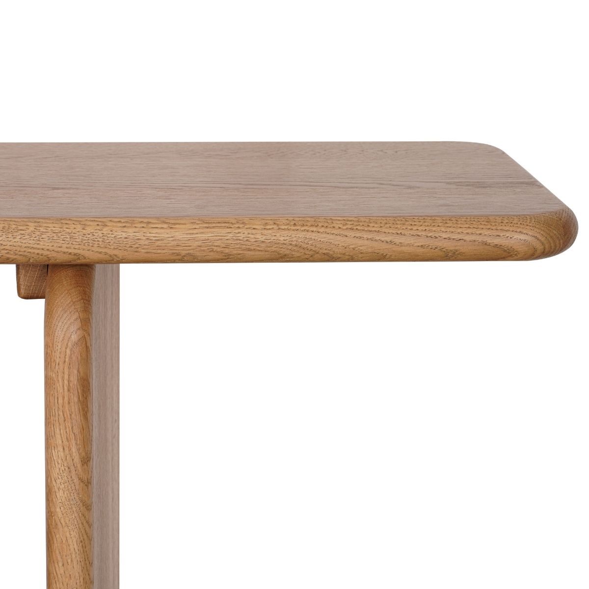 Tudor Oak Shelving Unit - 2 Tier Natural