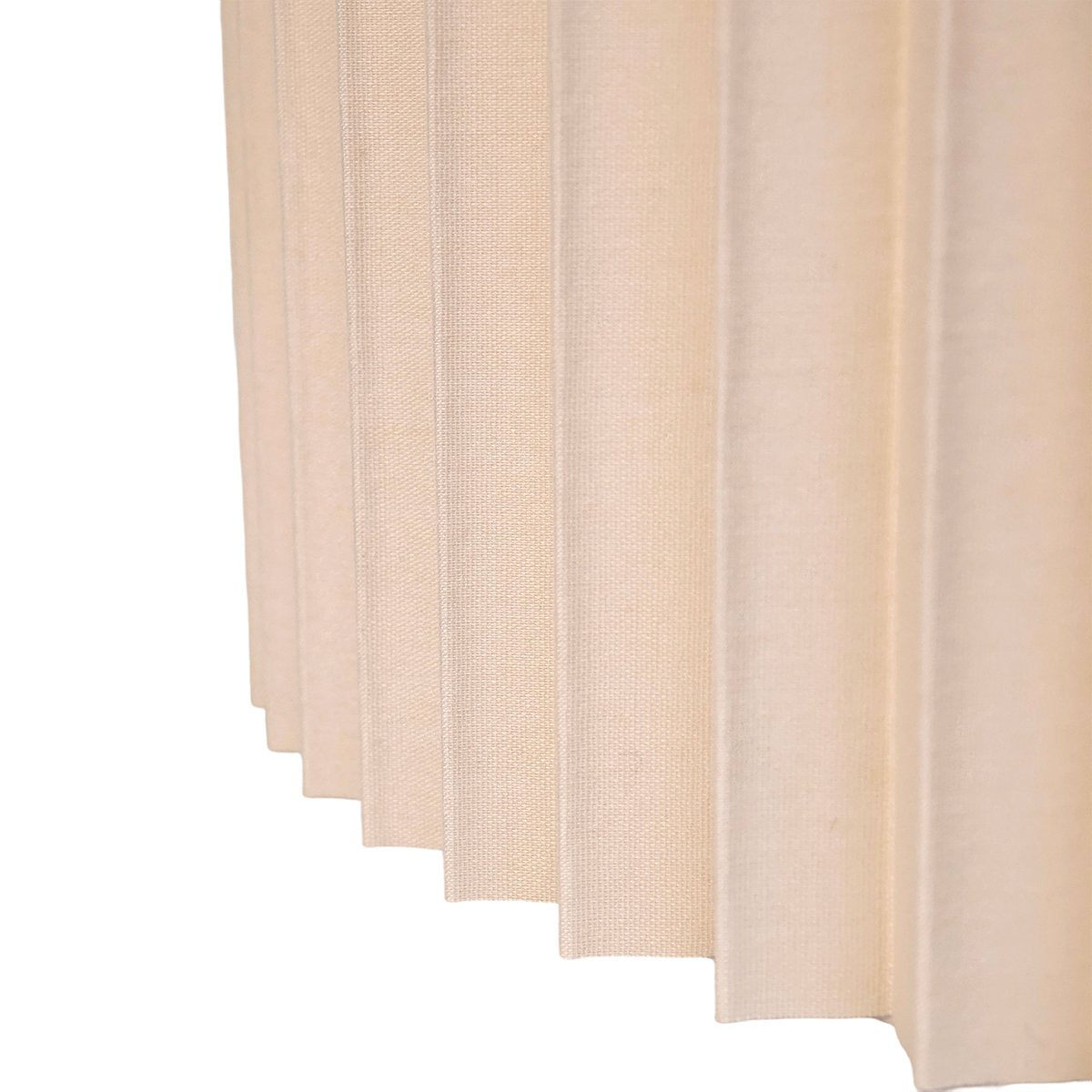 Nina Pleated Drum Shade - Medium Off White