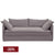 Palm Beach 3 Seater Slip Cover Sofa - Slate Grey Linen