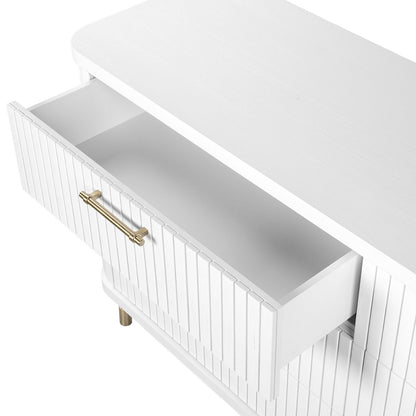 Sophia 6 Drawer Chest - White