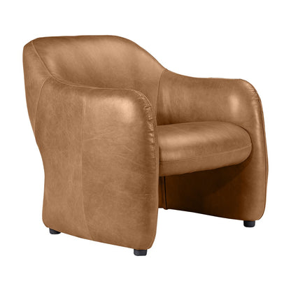 Clifton Arm Chair - Light Brown Leather