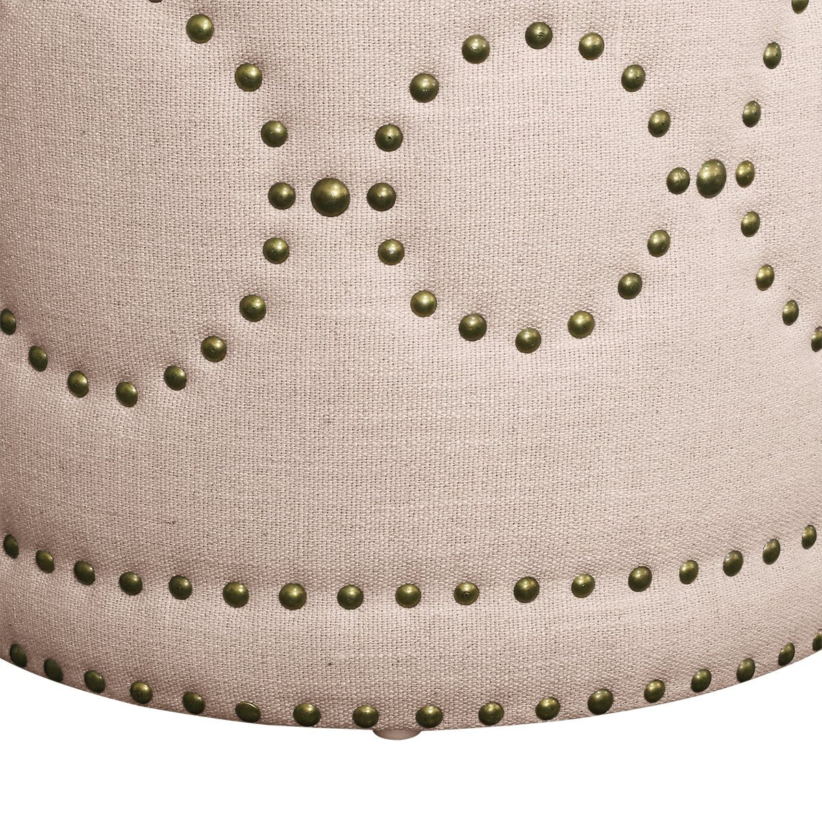 Bradshaw Round Storage Stool - Fawn Linen – view 5