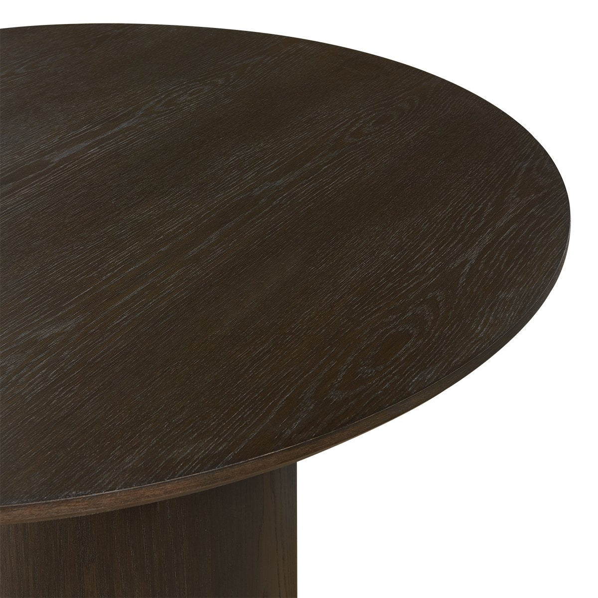 Eli Round Dining Table - 1.2m Smoked Oak