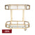 Brooklyn Mirrored Bar Cart - Gold