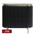 Demarco 3 Drawer Chest - Black