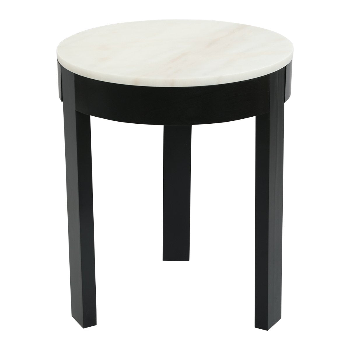 Oliver Marble Side Table - Large Black