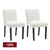 Christie Dining Chair Set of 2 - Off White