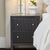 Ariana Bedside Table - Small Black