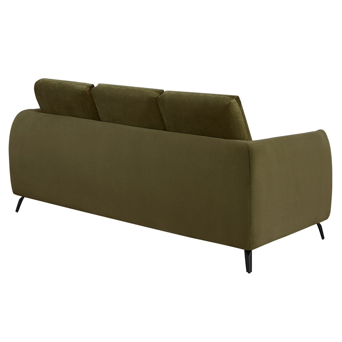 Mosman 3 Seater Sofa - Olive Velvet
