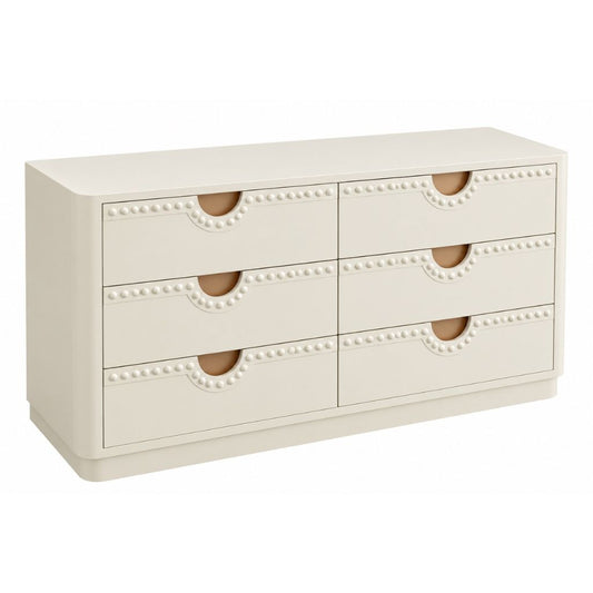 Sandy 160cm 6 Drawer Chest - OUTLET NSW