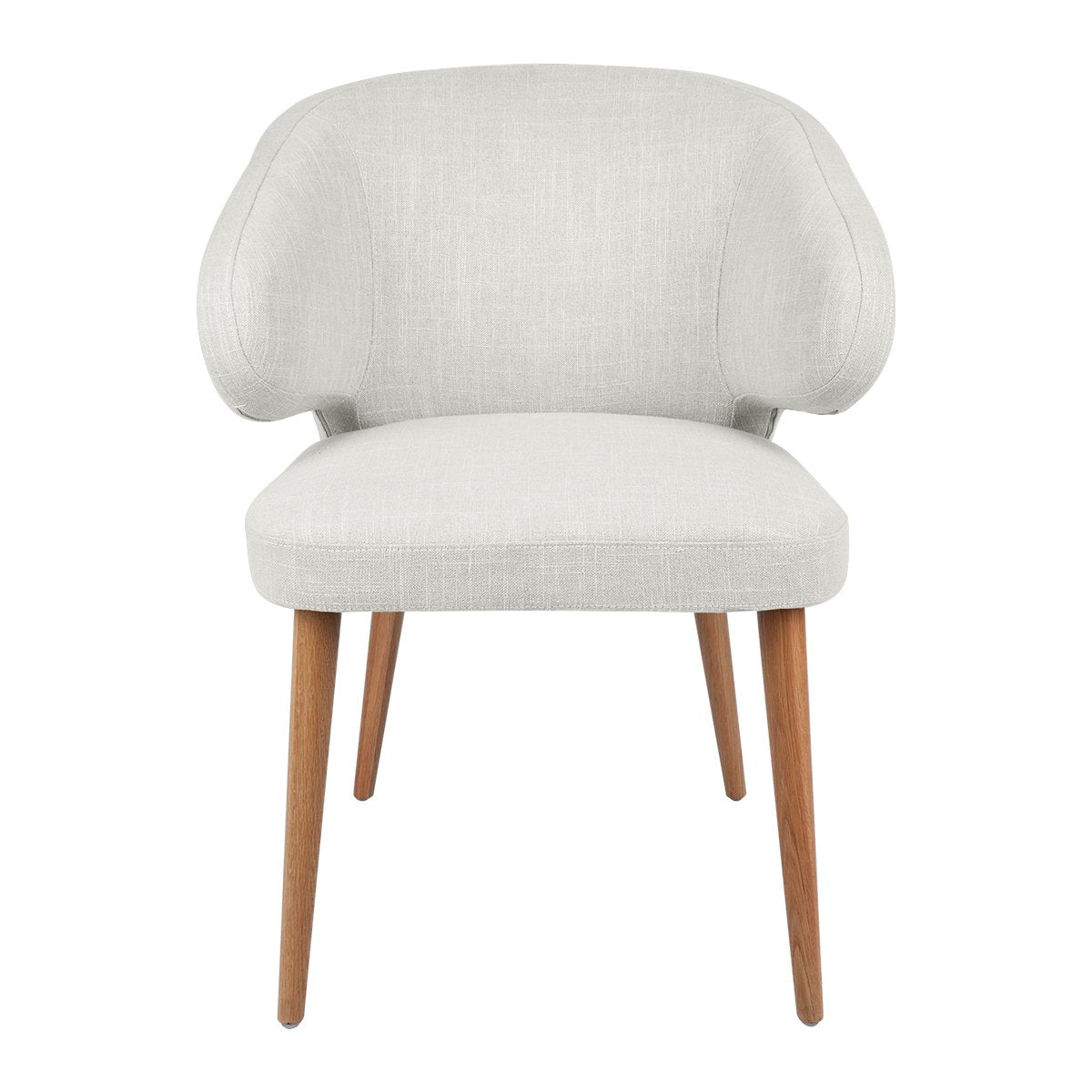 Harlow Natural Dining Chair - Natural Linen