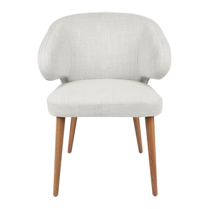 Harlow Natural Dining Chair - Natural Linen