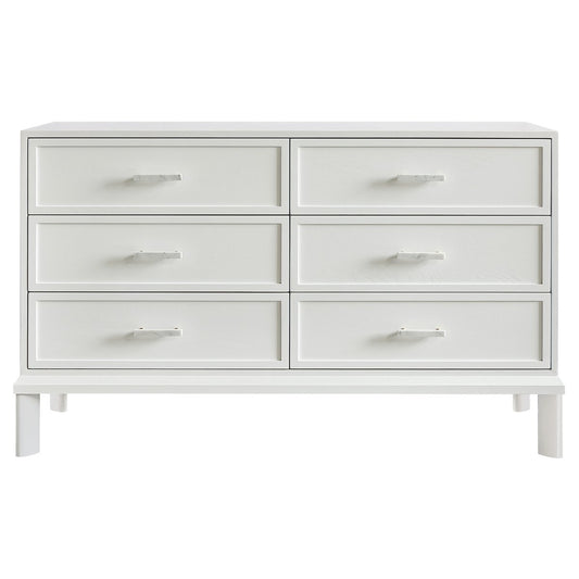 Jill 150cm 6 Drawer Chest - White