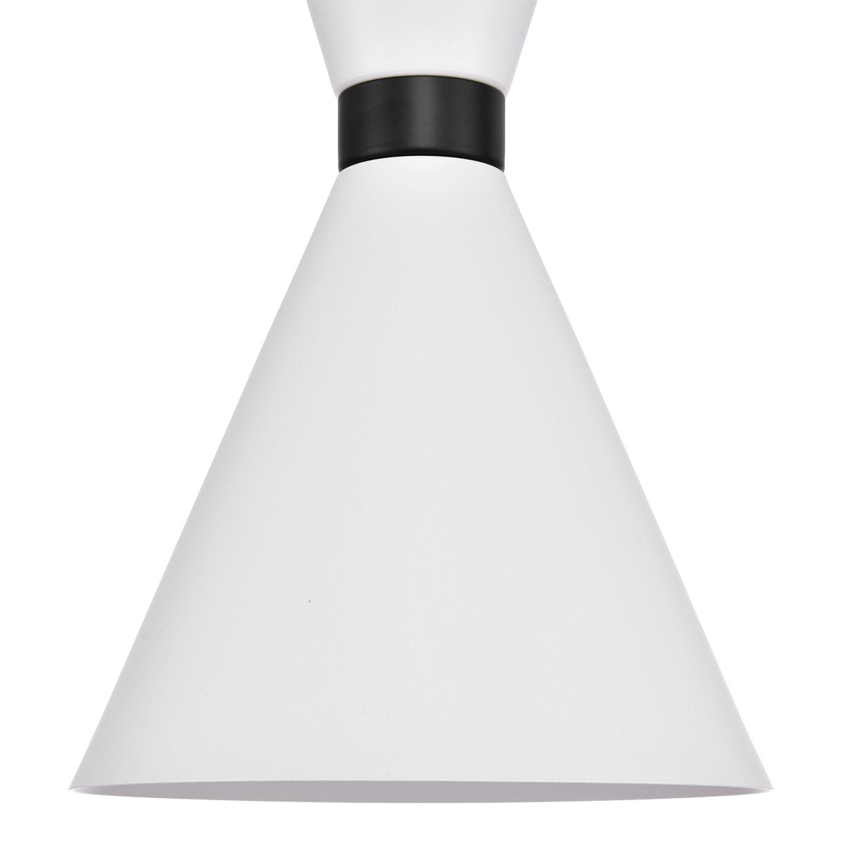 Oslo Pendant - White w Black
