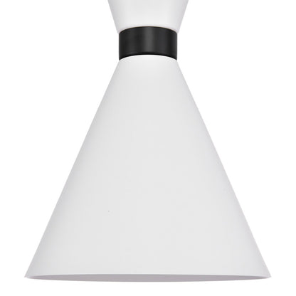 Oslo Pendant - White w Black