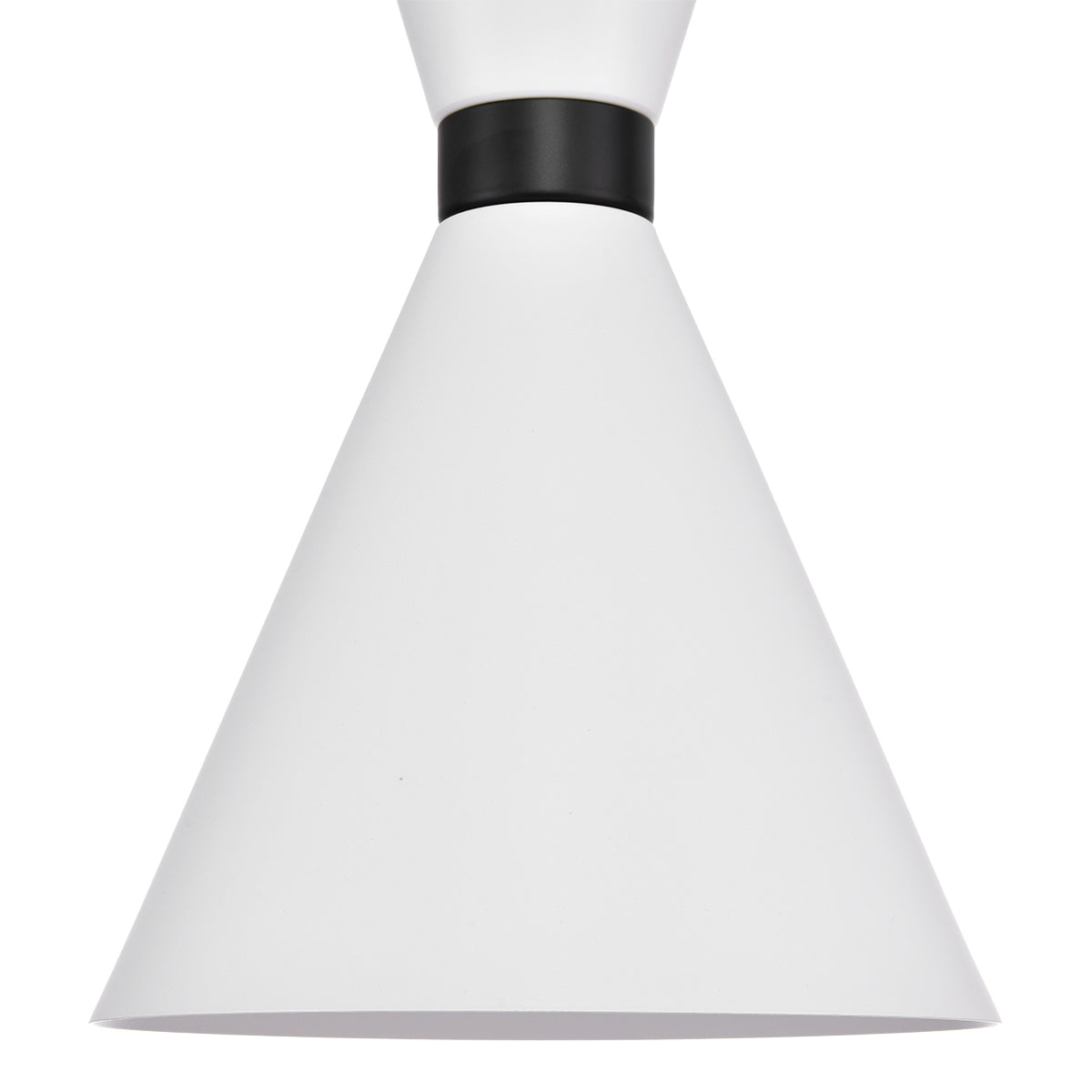 Oslo Pendant - White w Black