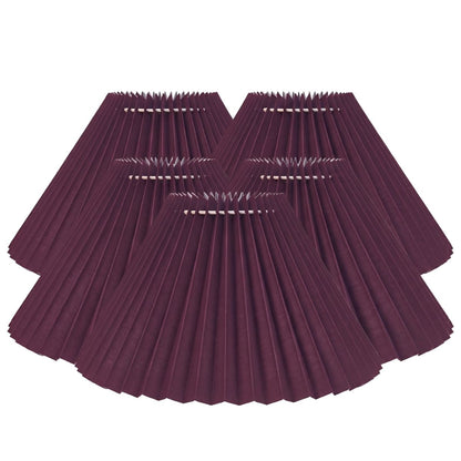 Anya Pleated Empire Shade - Small Plum - Bulk Buy Qty 5