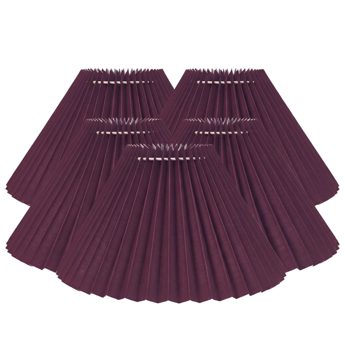 Anya Pleated Empire Shade - Small Plum - Bulk Buy Qty 5