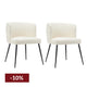 Whitney Dining Chair Set of 2 - Off White