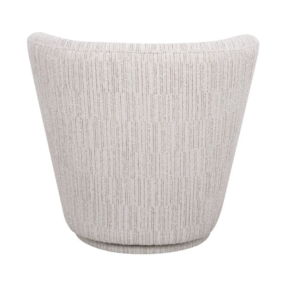 Alberta Swivel Chair - Ivory Weave