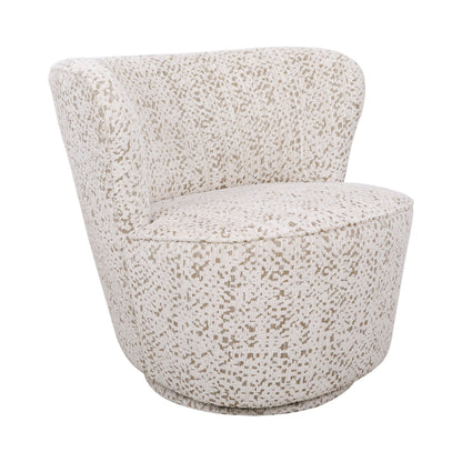 Alberta Swivel Chair - Oyster Jacquard