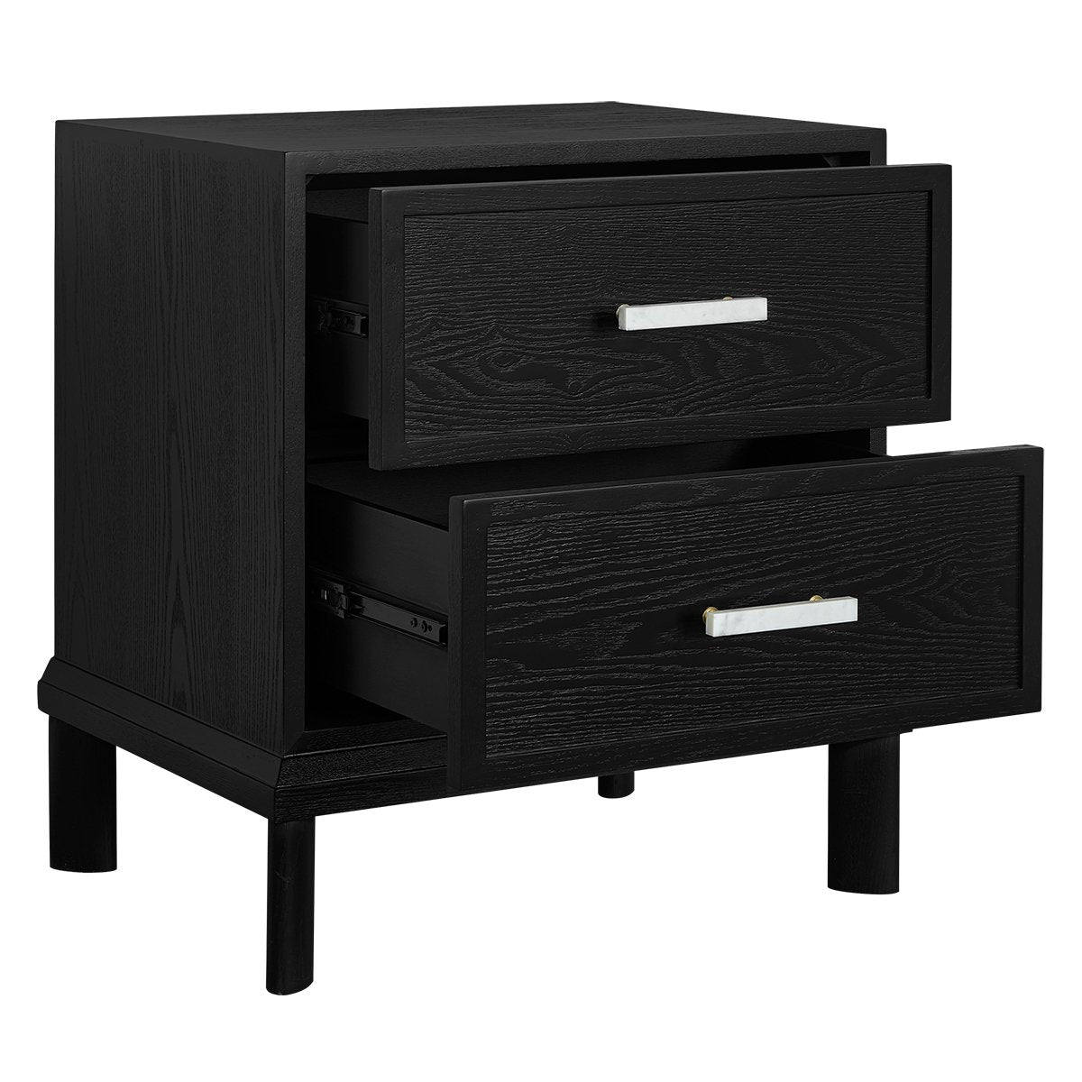 Jill Bedside Table - Black