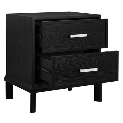 Jill Bedside Table - Black