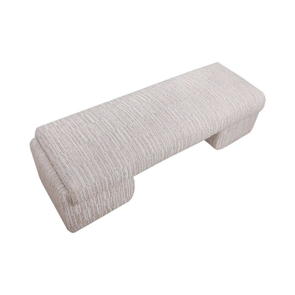 Cairo Bench Ottoman - Ivory Weave