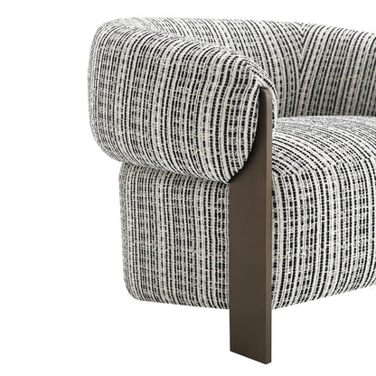 Napa Arm Chair - Black & White
