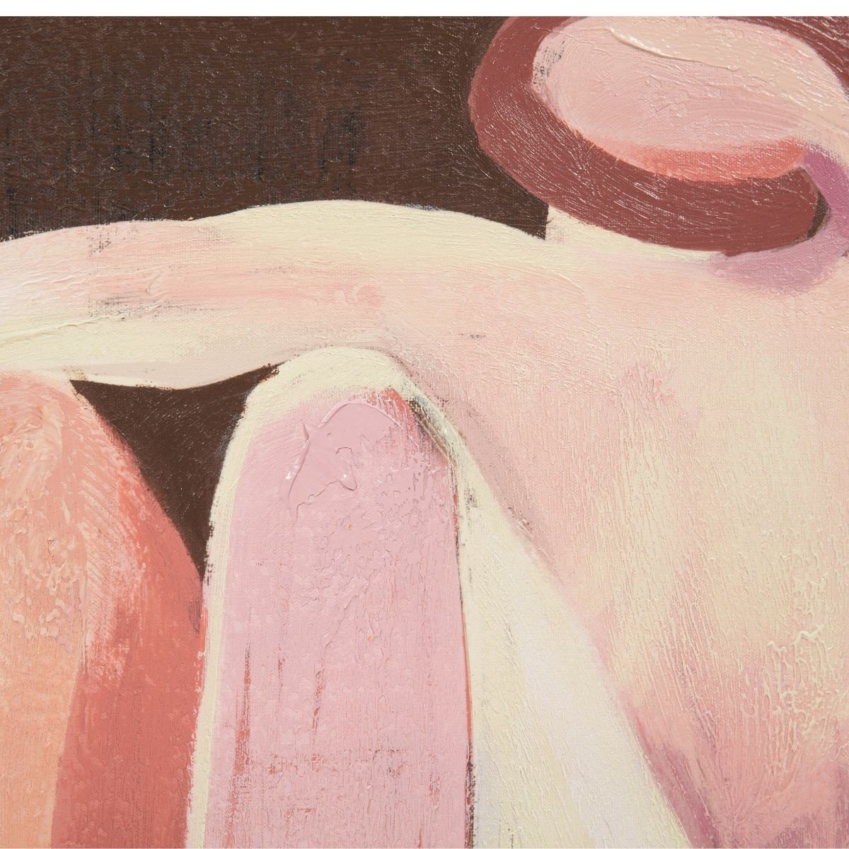 Abstract Forms 100x140cm Canvas Painting – view 5