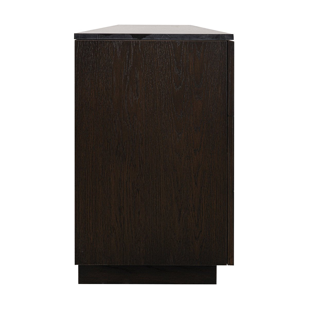 Benedict Smoked Oak Buffet - Black Marble