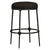 Heston Black Kitchen Stool - Black Linen