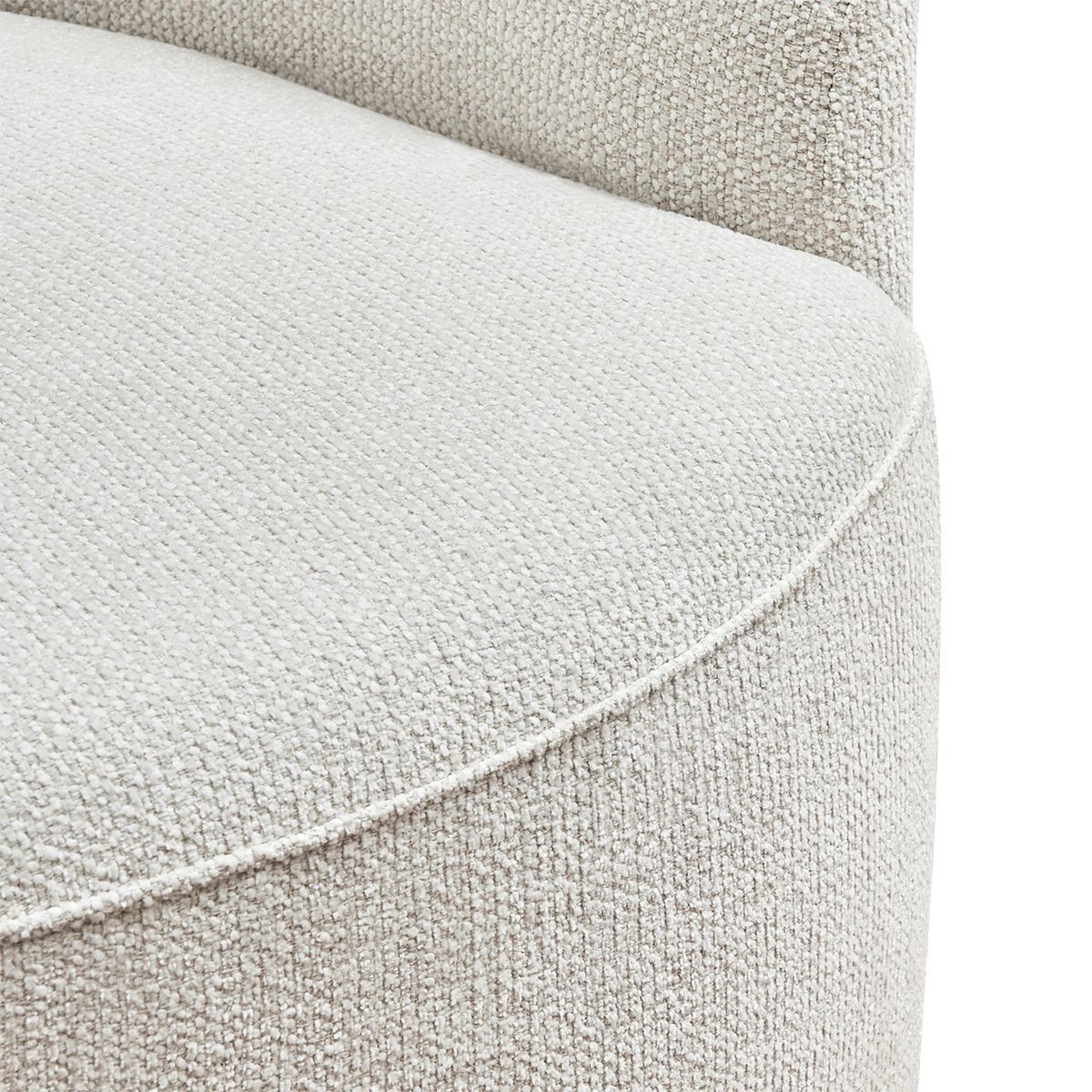 Kira Swivel Arm Chair - Speckle Ecru