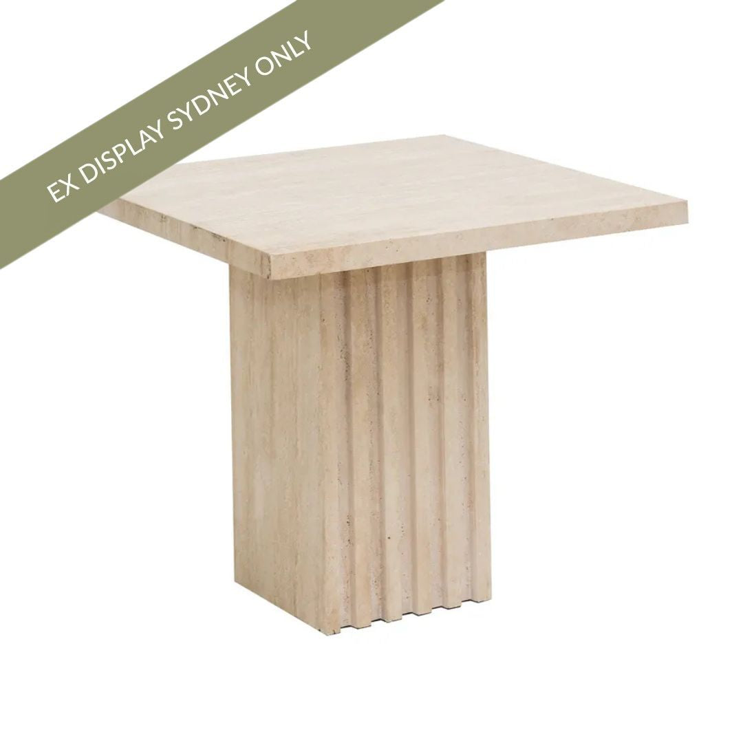 Atlas Travertine Coffee Table - Medium - OUTLET NSW