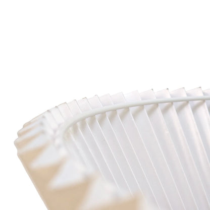 Anya Pleated Empire Shade - Small Off White