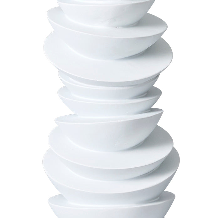 Mendoza Table Lamp - White w Off White Shade