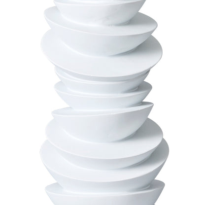 Mendoza Table Lamp - White w Off White Shade
