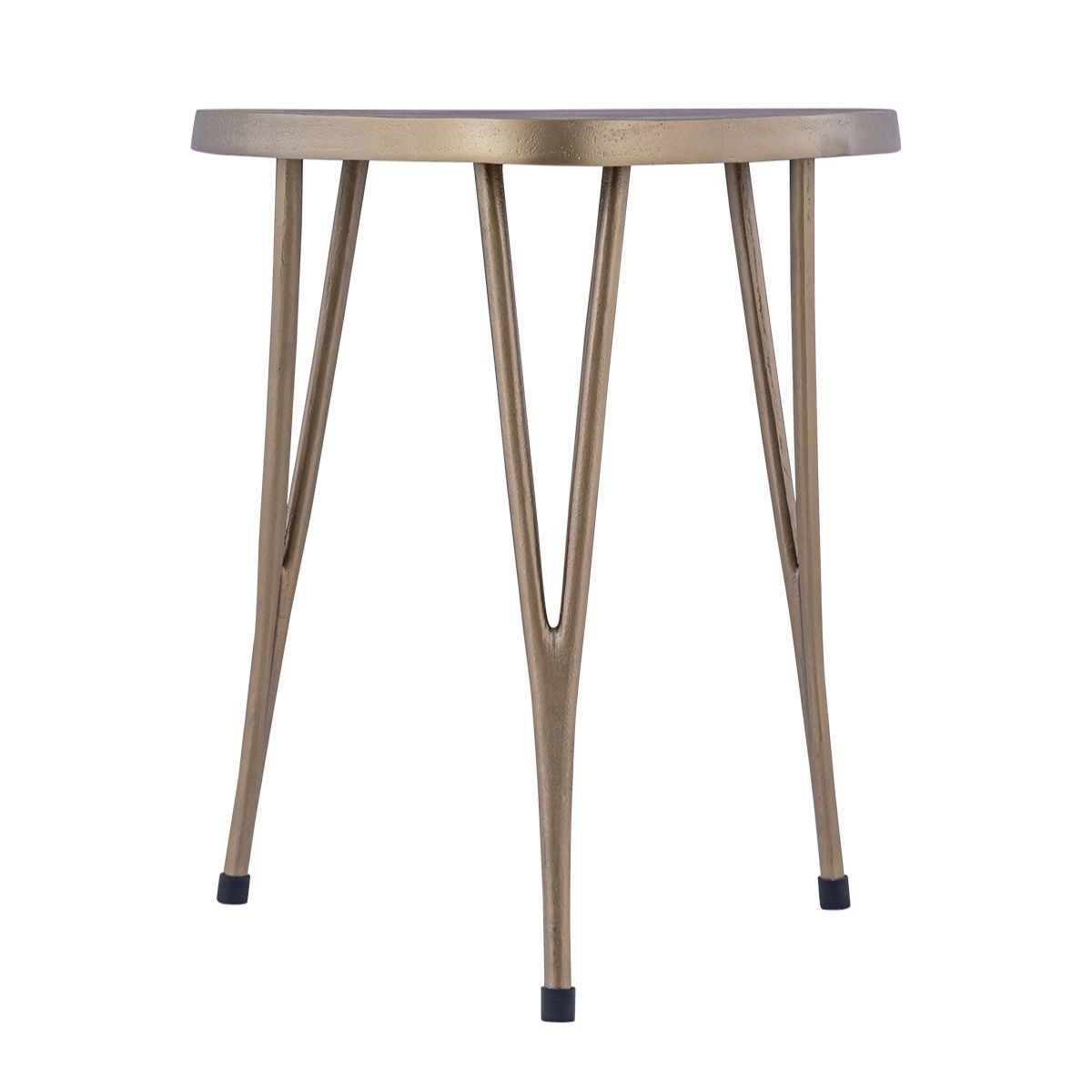 Leila Side Table - Antique Brass