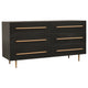 Retreat 6 Drawer Chest - Black