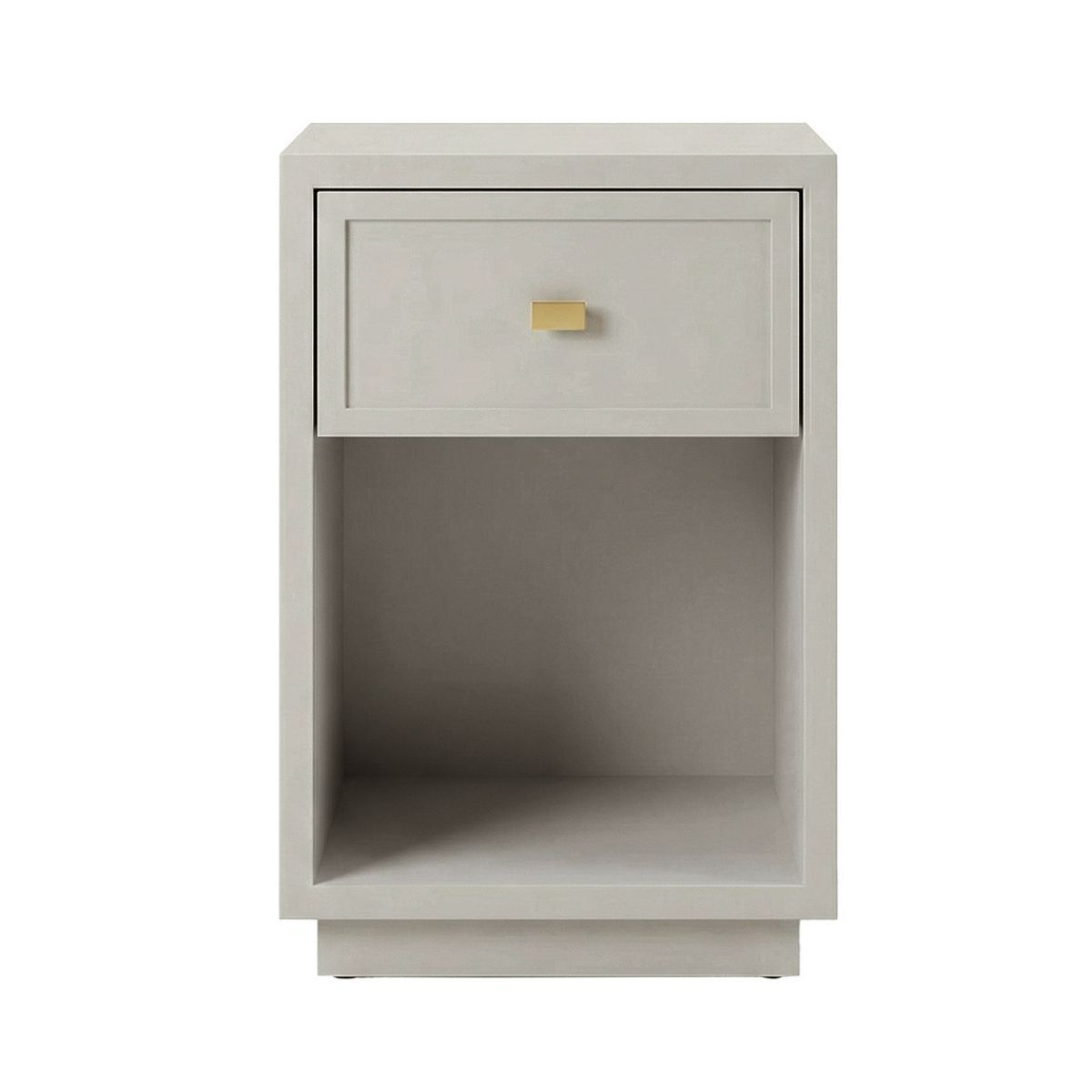 Logan 40x60cm Bedside Table - Grey
