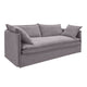 Palm Beach 3 Seater Slip Cover Sofa - Slate Grey Linen