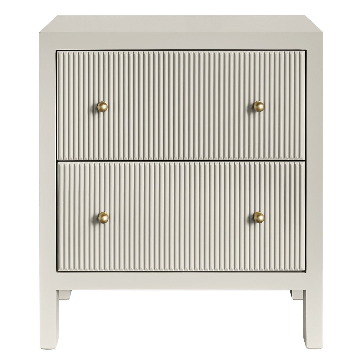 Ariana 67x76cm Bedside Table - Grey