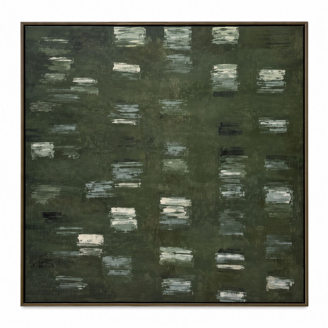Moss Signals 120x120CM Canvas Painting - OUTLET NSW