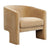 Kylie Arm Chair - Ochre Velvet