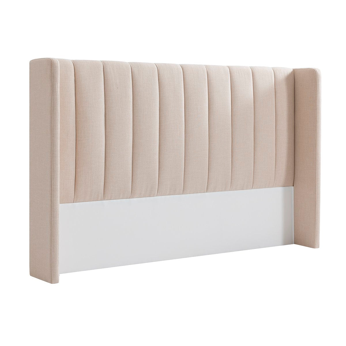 Central Park King Bedhead - Fawn Linen