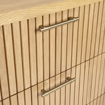 Sophia 96cm Oak 3 Drawer Chest - Natural