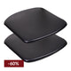 Seat Pad Set of 2 - Black Leather