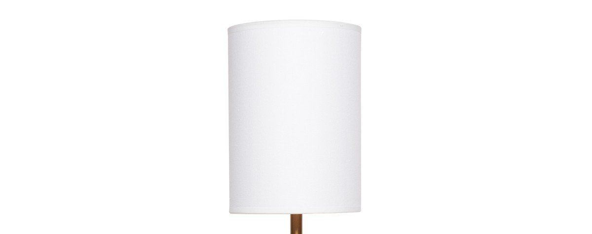 Nola Table Drum Shade - White – view 2